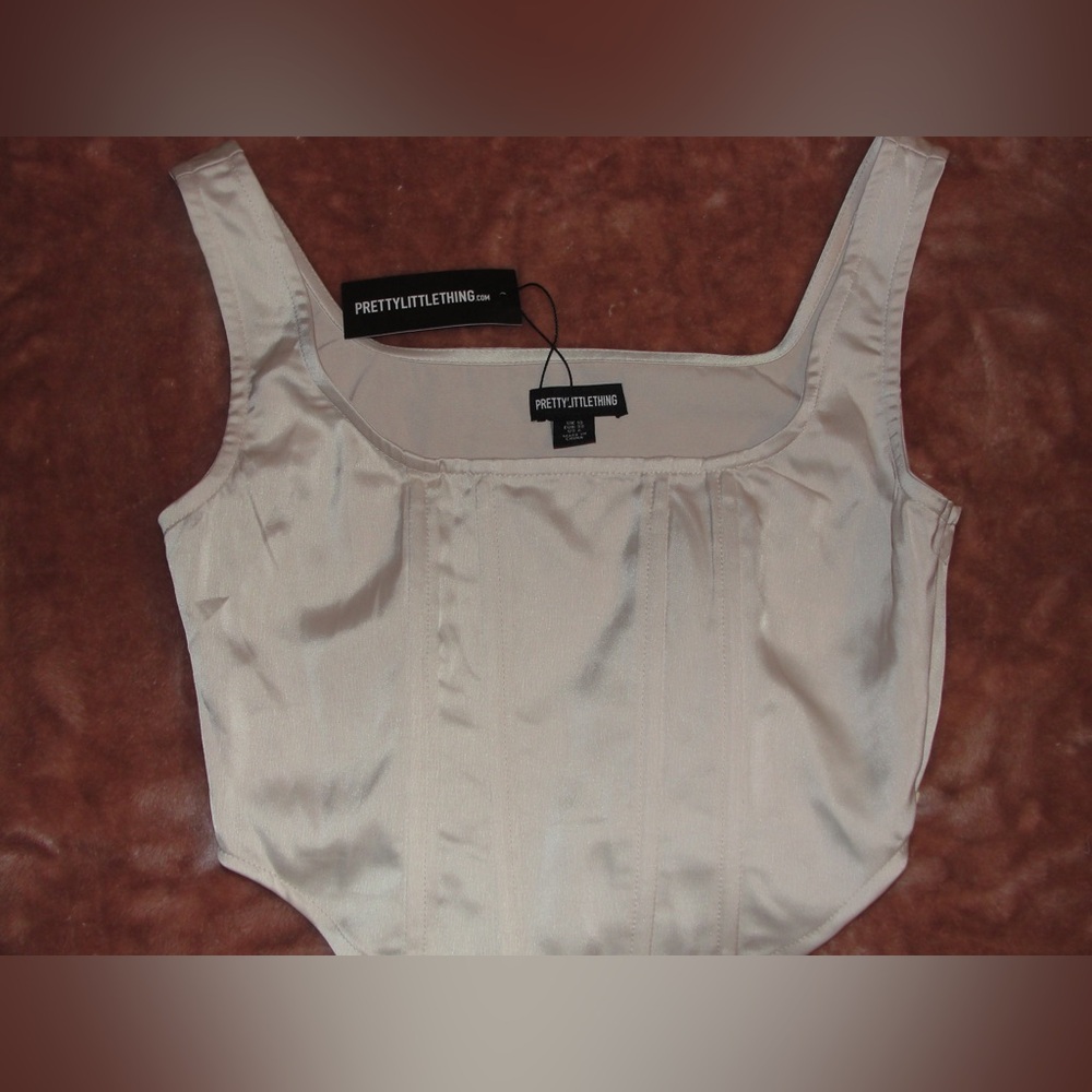 Pretty Little Thing Corset Top - New with tags - Size 6